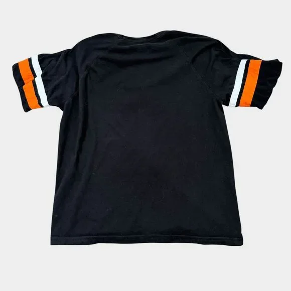 Cincinnati Bengals Majestic Shirt Mens XL Black Long Sleeve NFL Football Raglan - Picture 2 of 9